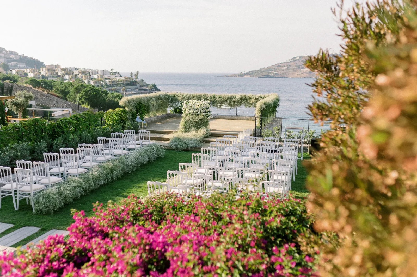 The Bodrum EDITION Bodrum outdoor wedding ceremony