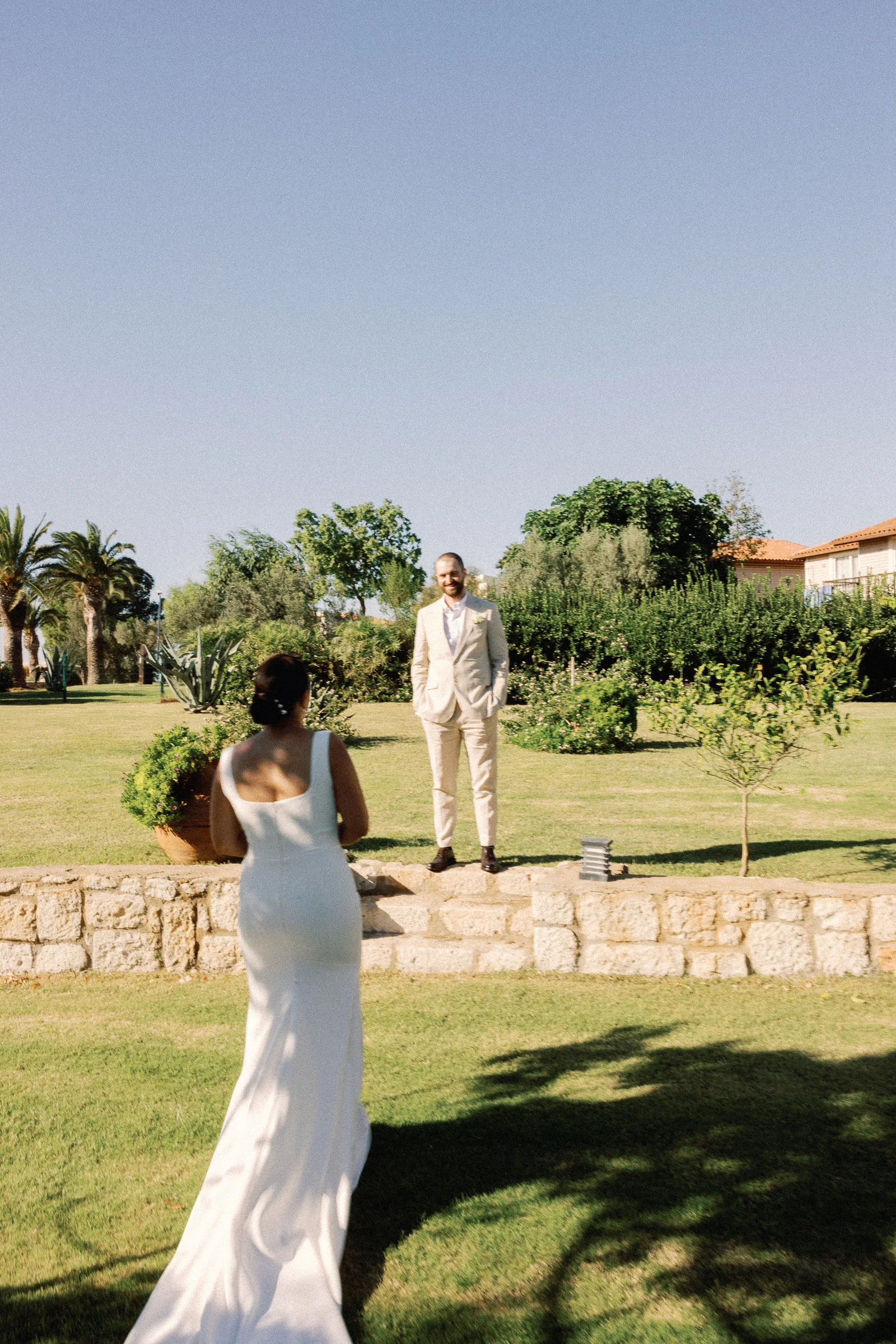 Maya Bistro Hotel Beach – Seferihisar Turkey outdoor wedding ceremony
