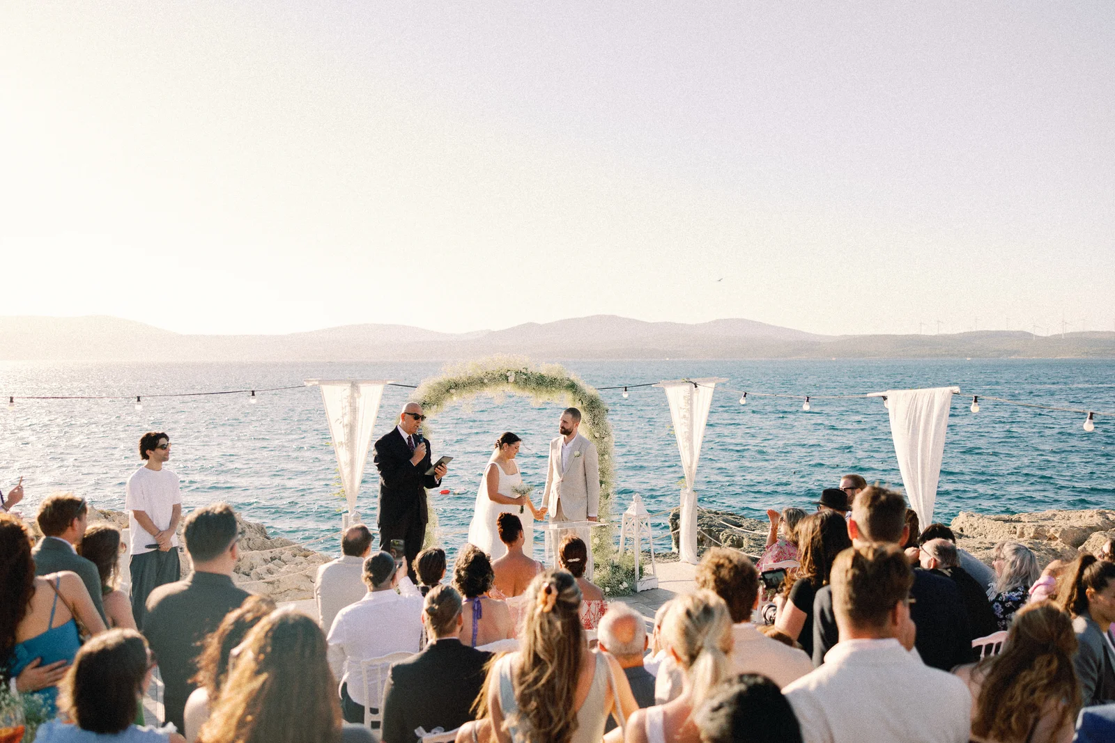 Candid wedding photography in Turkey at Maya Bistro Hotel Beach – Seferihisar