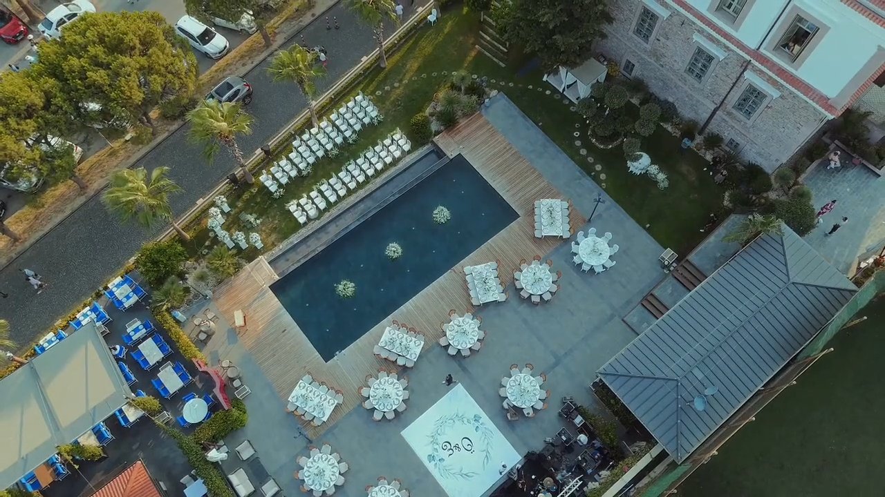 Full wedding film coverage at Cunda Despot Evi Ayvalık