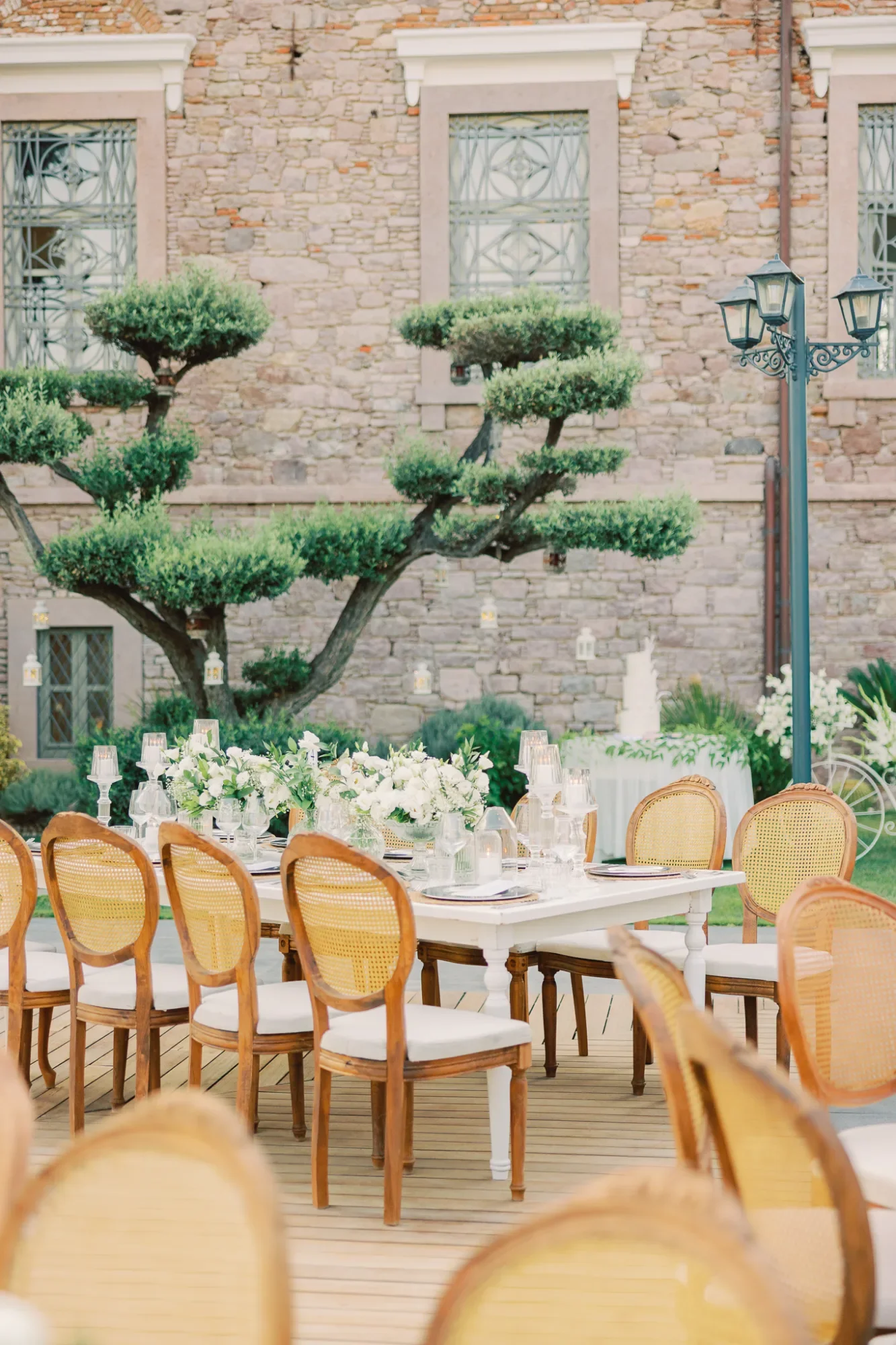 Cunda Despot Evi Ayvalık outdoor wedding ceremony