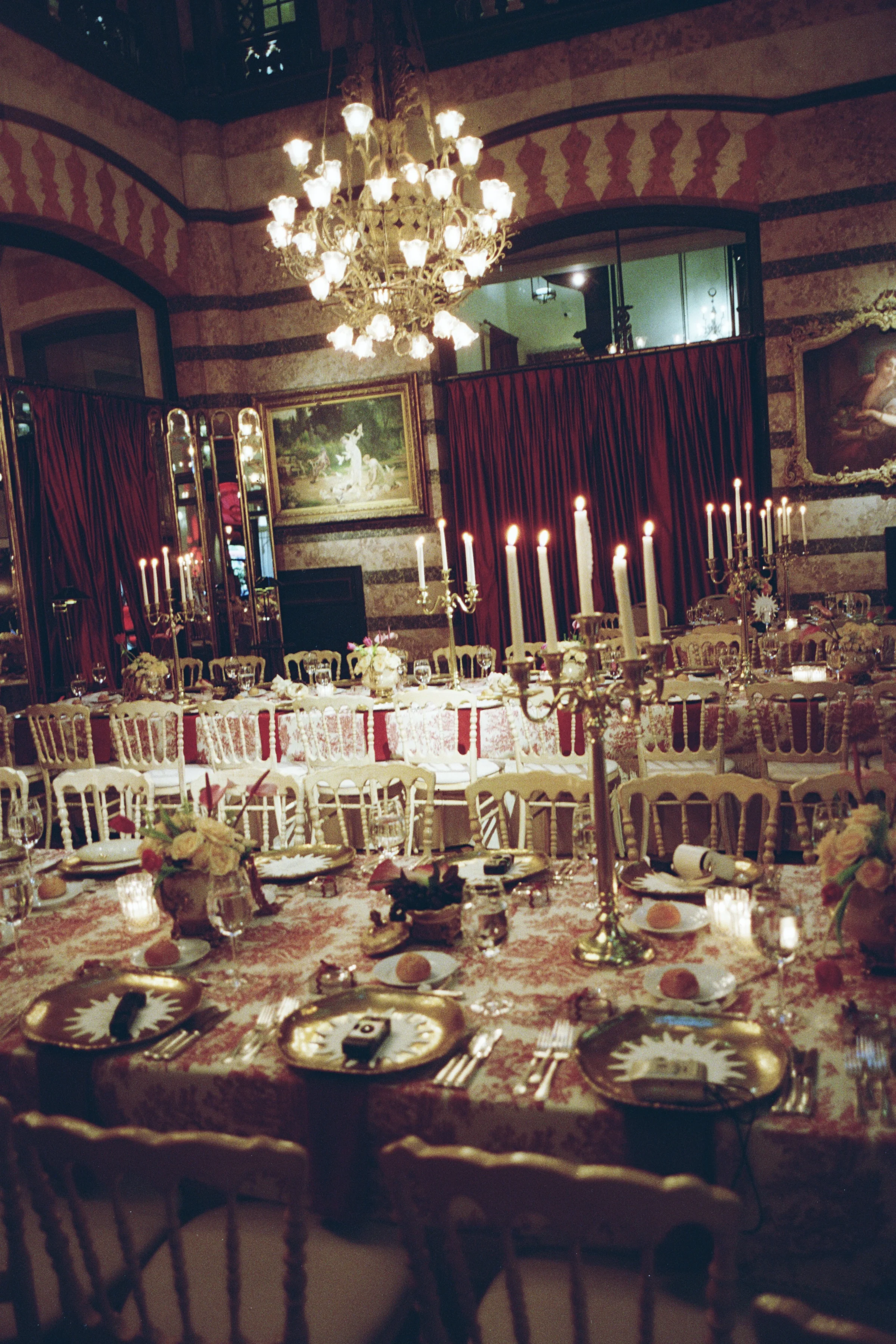 Boutique wedding setup at Pera Palace Hotel İstanbul