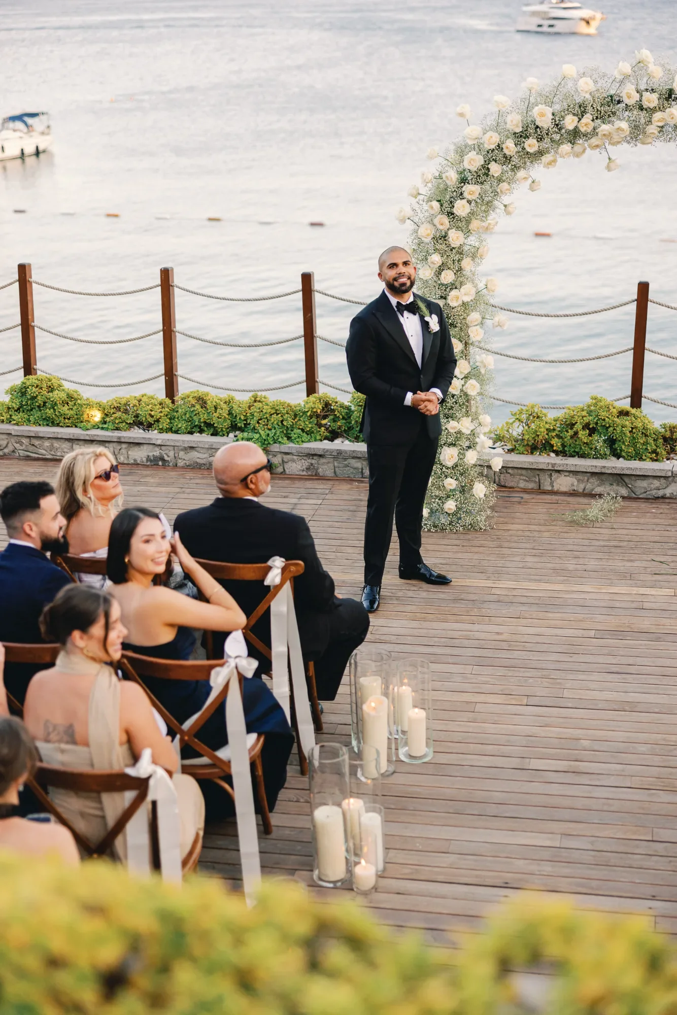 Intimate wedding moments at Mett Bodrum Turkey