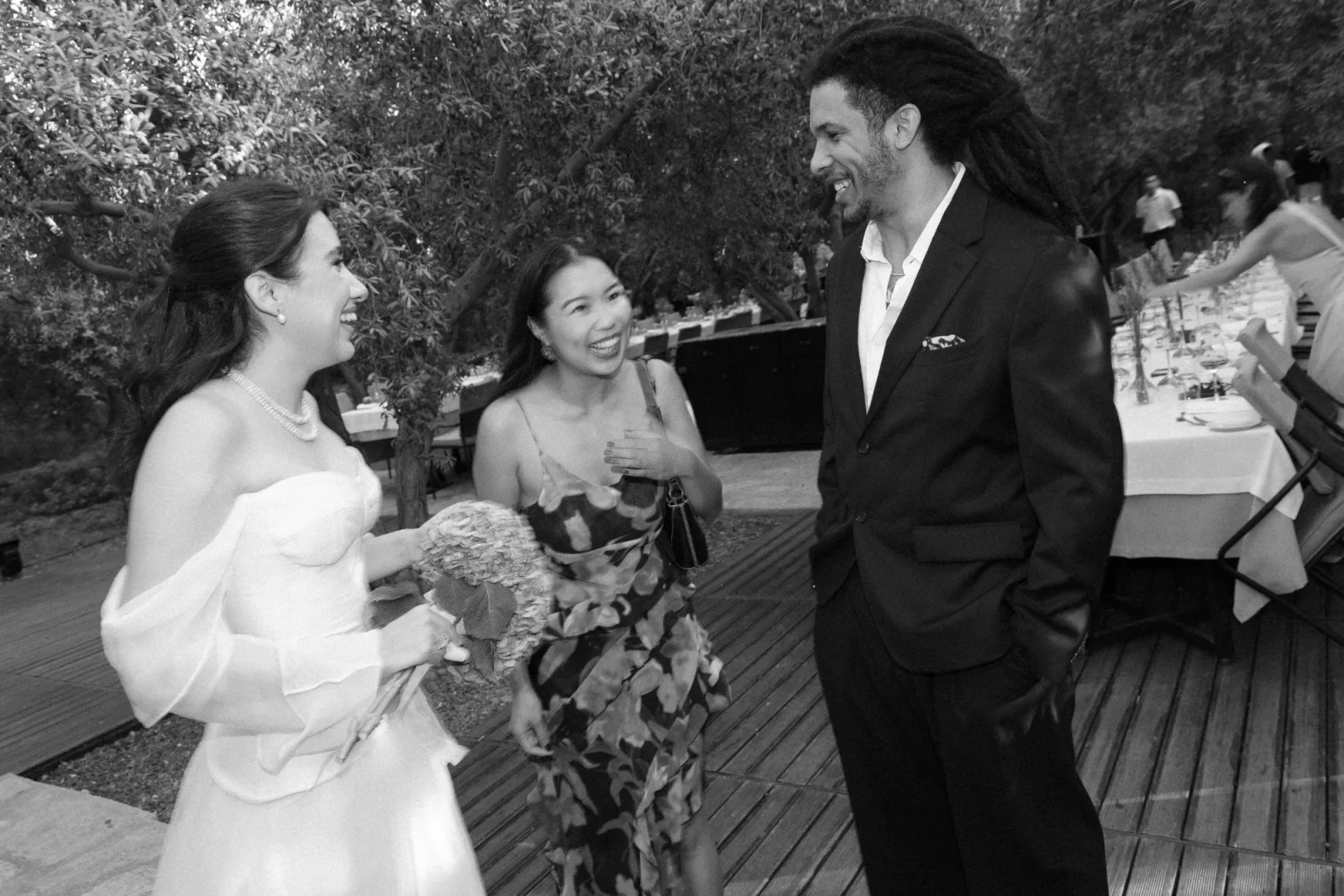 Bride and groom at OD Urla İzmir wedding