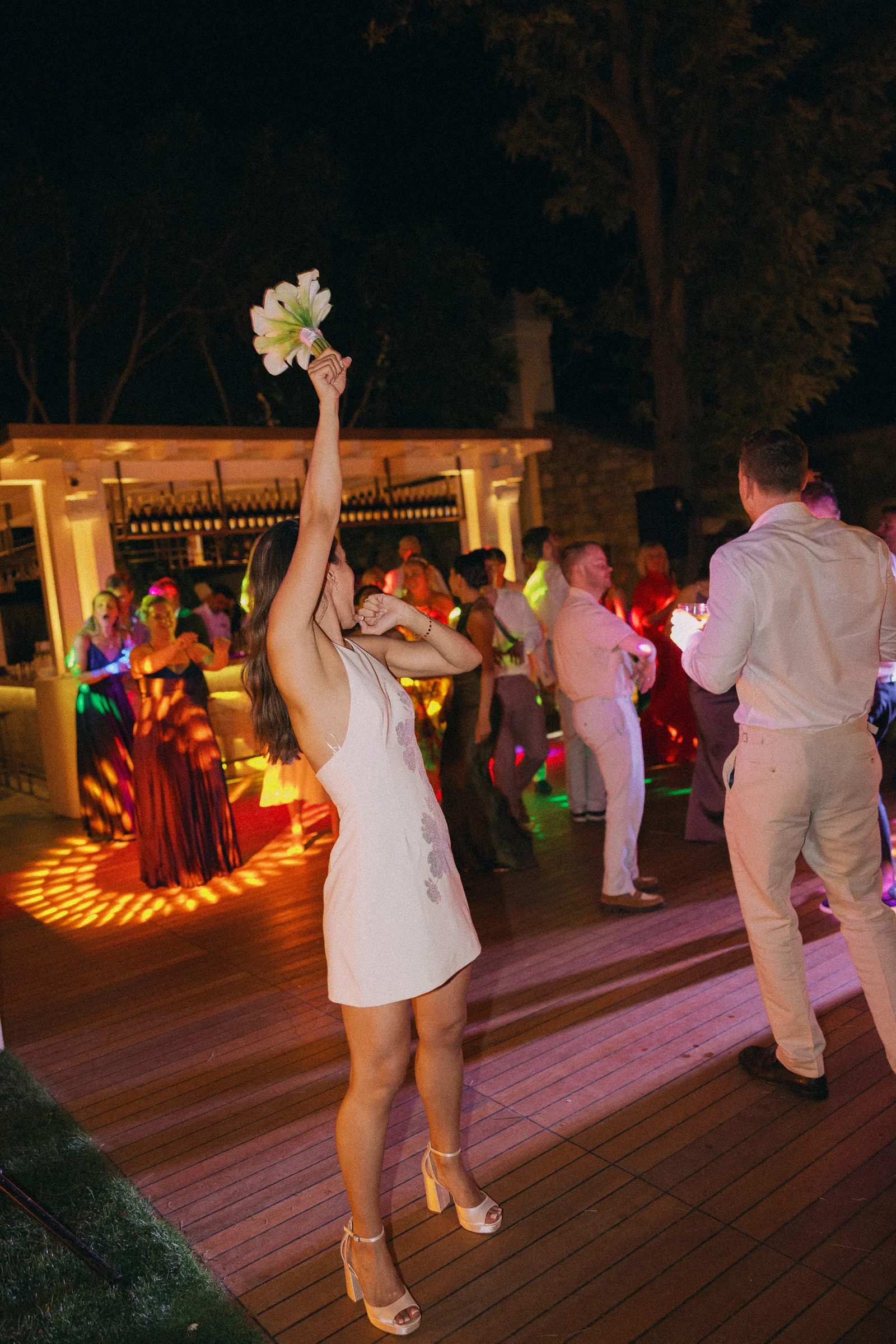 The bride on the dance floor, The Marmara Bodrum wedding