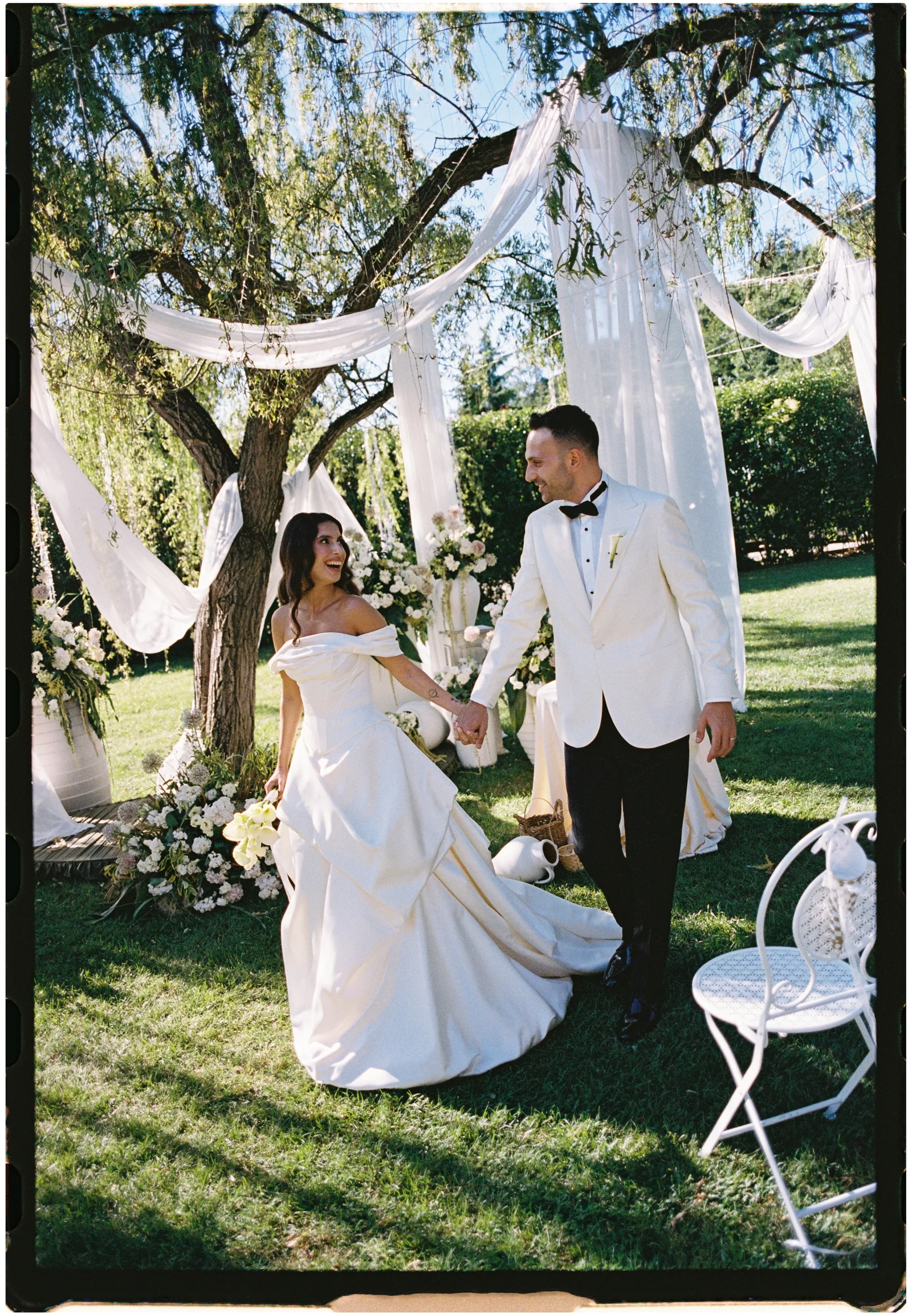 Kalea Place Çeşme film wedding photography, Kodak Portra