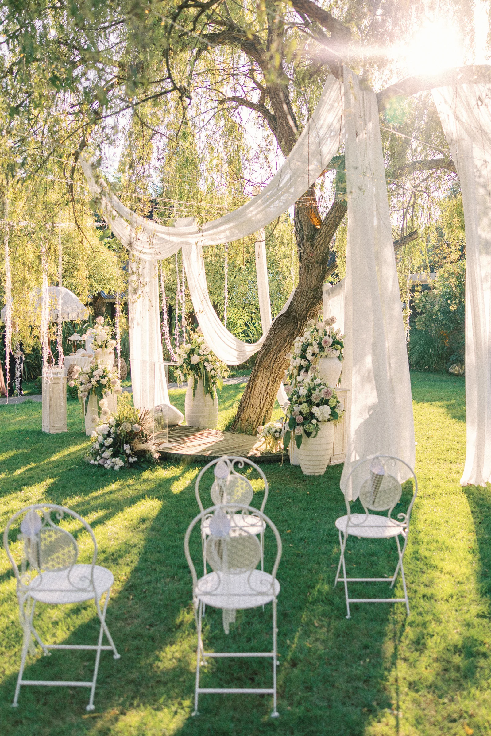 Ceremony aisle in the afternoon light at Kalea Place İstanbul